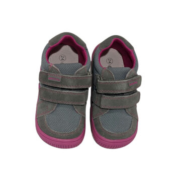 Protetika Kinder Barfußschuh Brik grey mit Klett