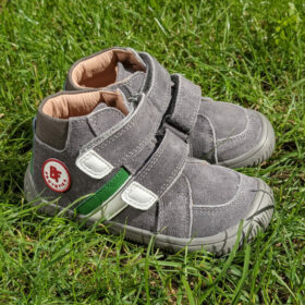 Protetika Kinder Barfußschuh Hugo mit Klett, Leder