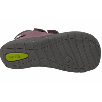 Fare Bare Kinder Barfußschuhe mit Klettverschluss, ganzjährig, rosa, 28-32