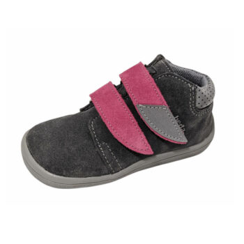 Beda Leder Barfußschuhe Isabel mit Klett, Membran