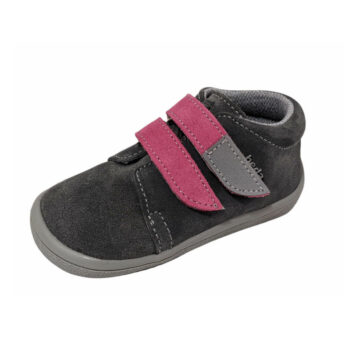 Beda Leder Barfußschuhe Isabel mit Klett, Membran