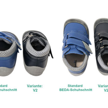Barfussschuhe BEDA Schuhschnitt Vergleich
