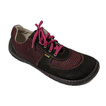 Fare Bare Damen Barfußschuhe Sneakers, B5713252, lila/schwarz