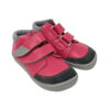 Beda Leder Barfußschuhe Jane mit Klett, rosa, Membran, V2