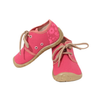Fare Bare Lauflernschuhe mit Schnürsenkel, 5011451, rosa, 19-22