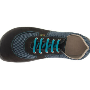 Fare Bare Damen Barfußschuhe Sneakers, B5713202, blau/schwarz