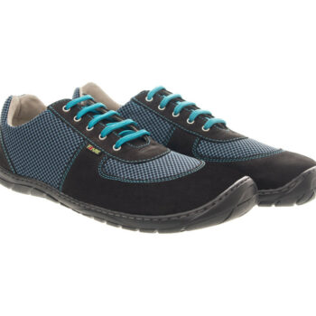 Fare Bare Damen Barfußschuhe Sneakers, B5713202, blau/schwarz
