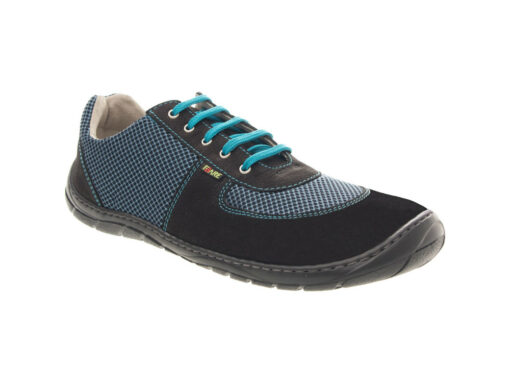 Fare Bare Damen Barfußschuhe Sneakers, B5713202, blau/schwarz