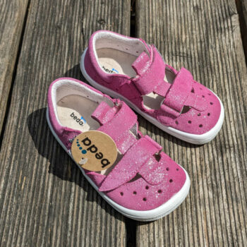 Beda Barefoot Kindersandalen Janette, rosa