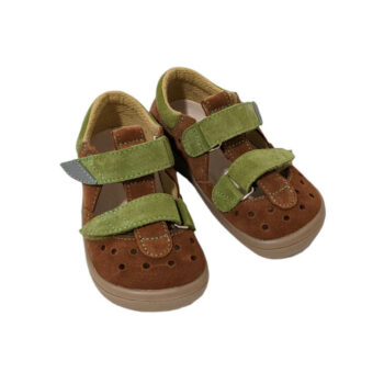 Beda Barefoot Kindersandalen Woody, braun