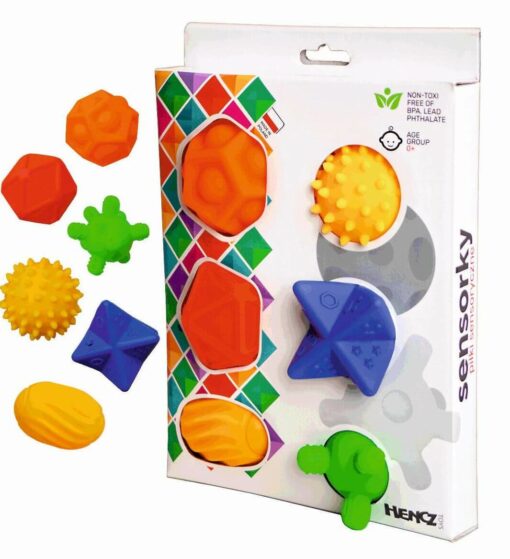 Hencz Toys Sensorik-Bälle-Set, 6-teilig