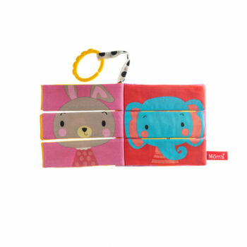 Mom´s Care Stoffbuch Puzzle Tiere