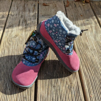 Fare Bare Winterschuhe mit Membran, B5543292, rosa/blau, Schnürsenkel, 28-32