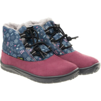 Fare Bare Winterschuhe mit Membran, B5543292, rosa/blau, Schnürsenkel, 28-32