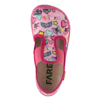 Fare Bare Kinderhausschuhe mit Gummizug, 5101452 und 5201452, rosa