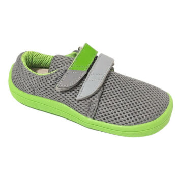 Beda Barfußschuhe Sneakers, Lime, grün/grau